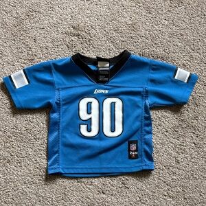 24M NFL Toddler Detroit Lions #90 Suh Football Jersey
